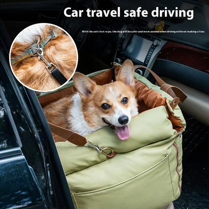 Cadeira Portátil de Segurança para Pets em Carros