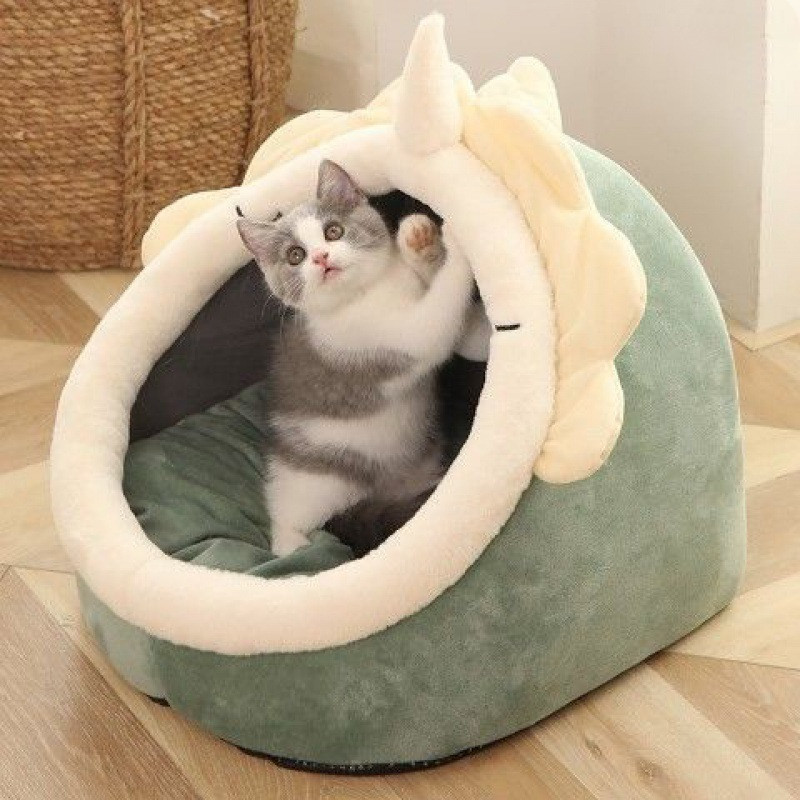 Vila Sanitária para Gatos Semicerrada Removível e Lavável