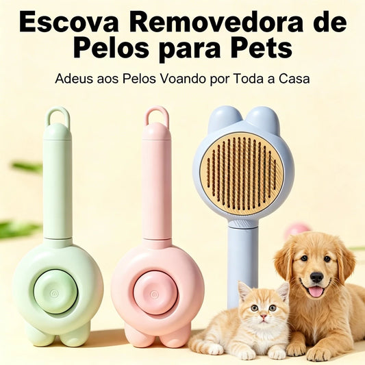 Escova Removedora de Pelos para Pets